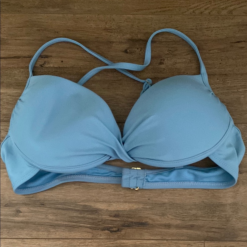 Light Blue Bikini Top